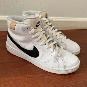 Nike White and Black Men's Boots